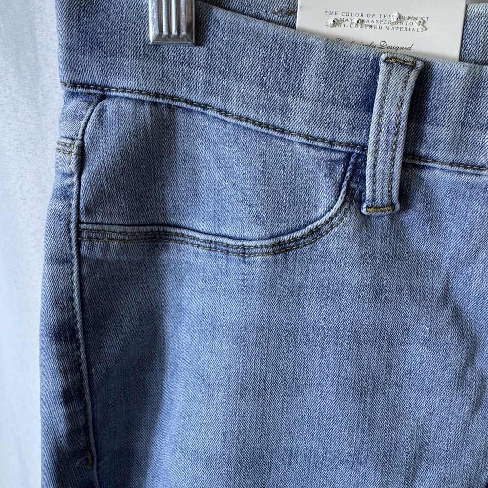 Judy Blue Mid Rise 9.5” Pull On Skinny Jeggings Light Wash Inseam 28” size 9/29 - Picture 8 of 16